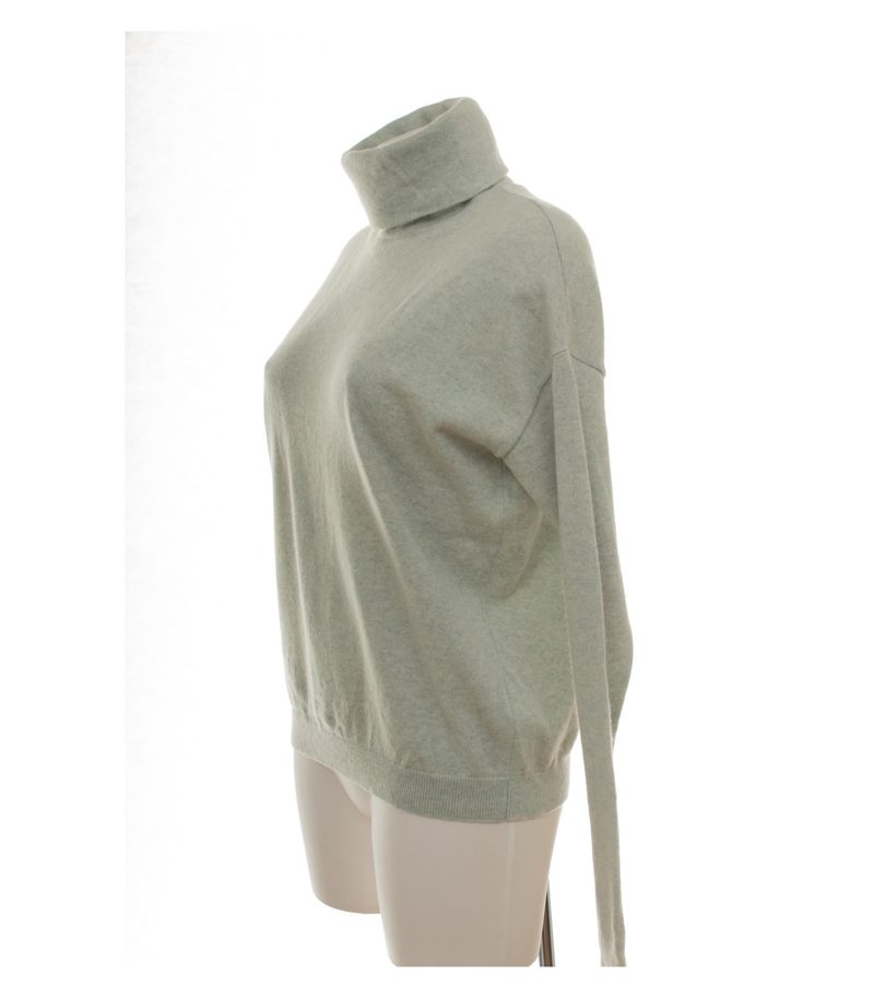 COS Damen Pullover Strickpullover Gr. S Kaschmir Blau Rollkragen – Foto 3