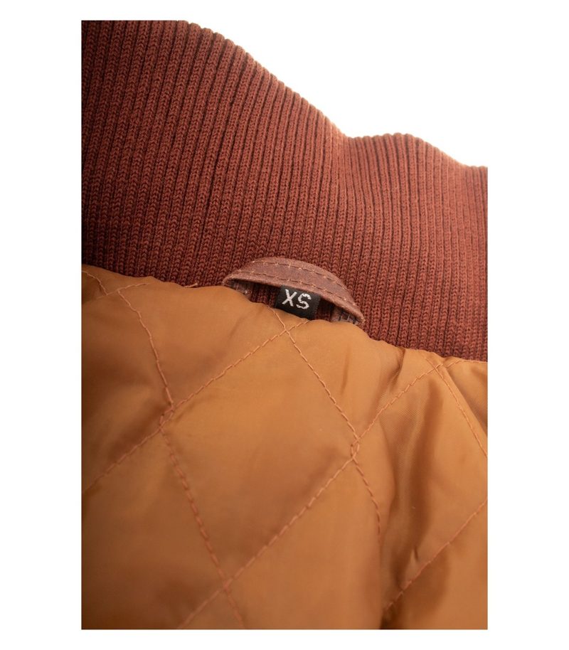 Damen Jacke Gr. XS Braun Lederjacke Leder – Foto 7