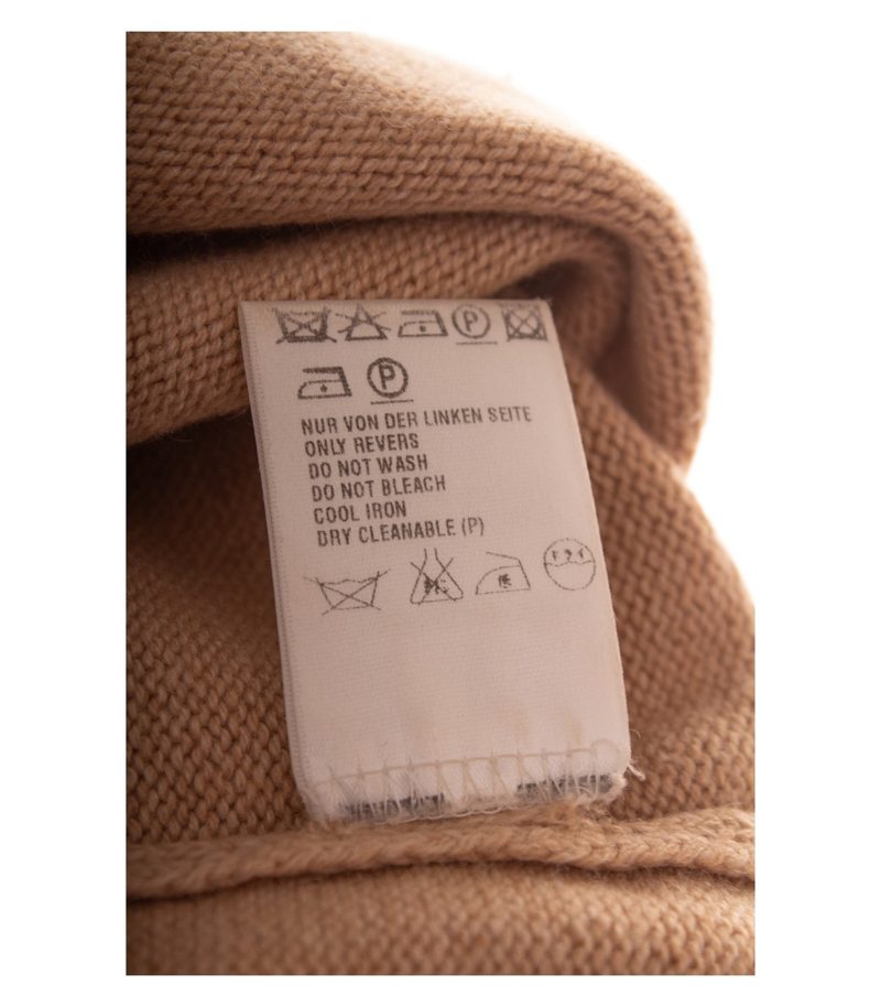 ESCADA Damen Pullunder Gr. 40 Beige Ärmellos Wollmix – Foto 7