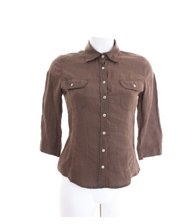 Max Mara Damen WEEKEND Bluse Gr. S Leinen