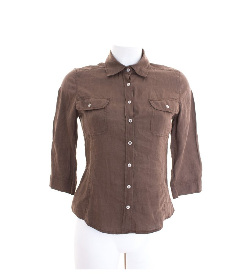 Max Mara Damen WEEKEND Bluse Gr. S Leinen – Foto 1