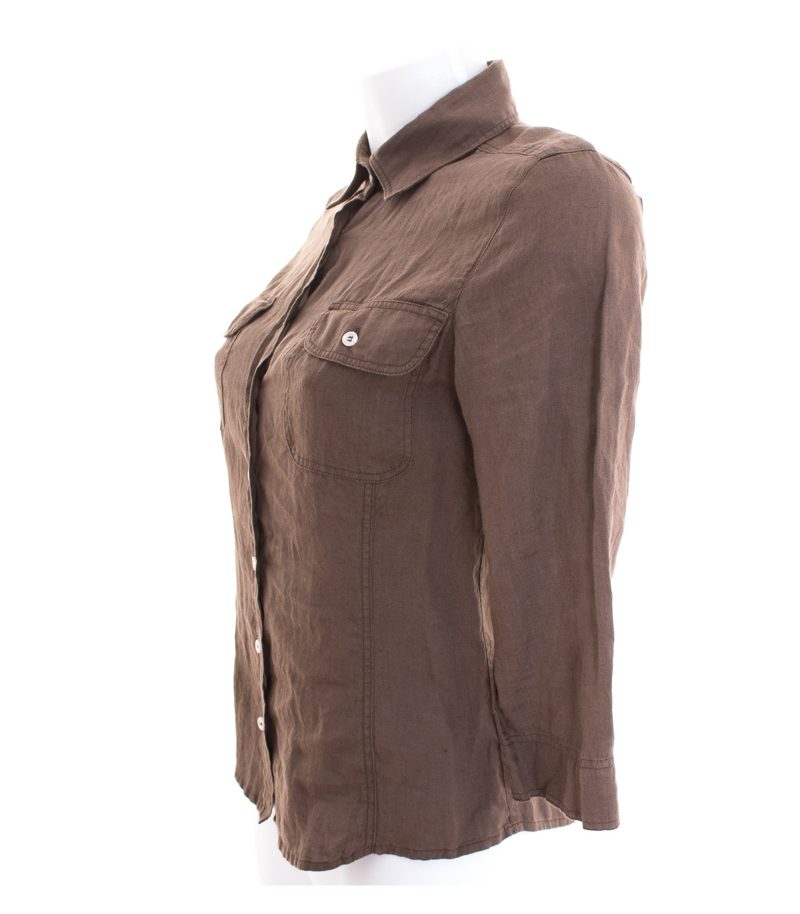 Max Mara Damen WEEKEND Bluse Gr. S Leinen – Foto 3