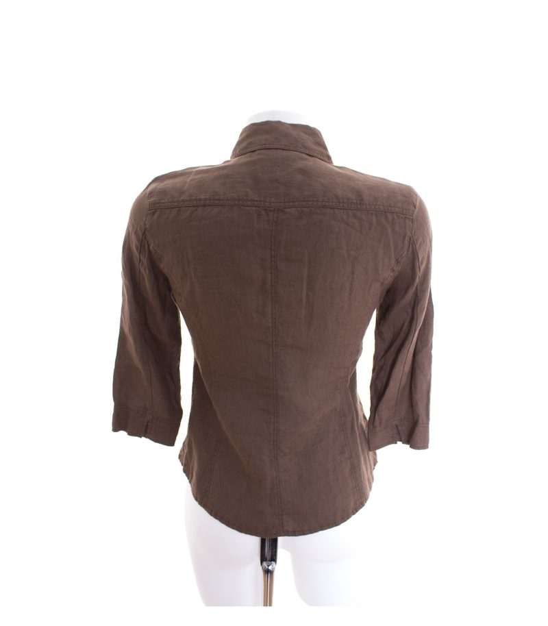 Max Mara Damen WEEKEND Bluse Gr. S Leinen – Foto 4