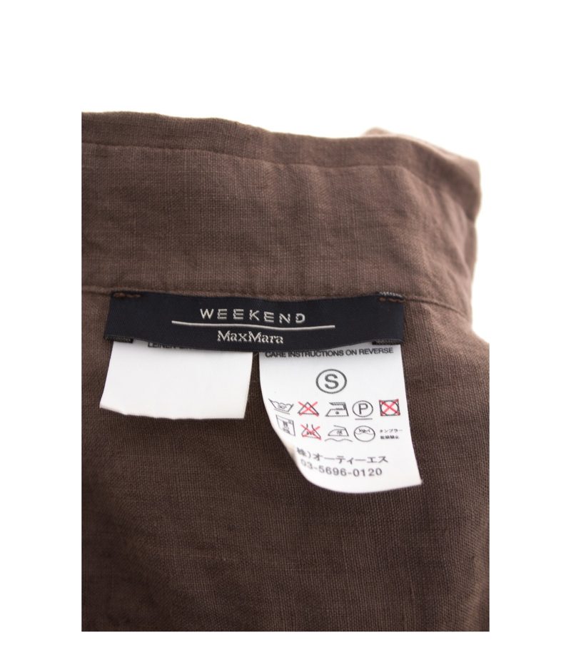 Max Mara Damen WEEKEND Bluse Gr. S Leinen – Foto 5
