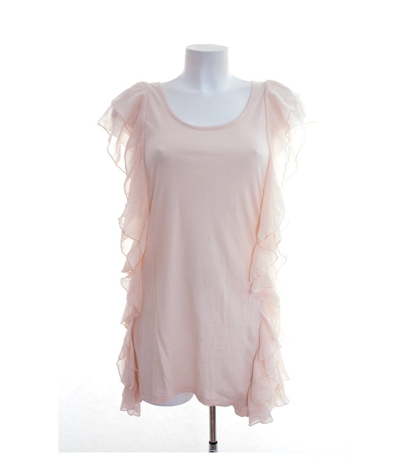 H&M Damen Garden Collection Kleid Sommerkleid Gr. XS Cremerosa – Foto 1