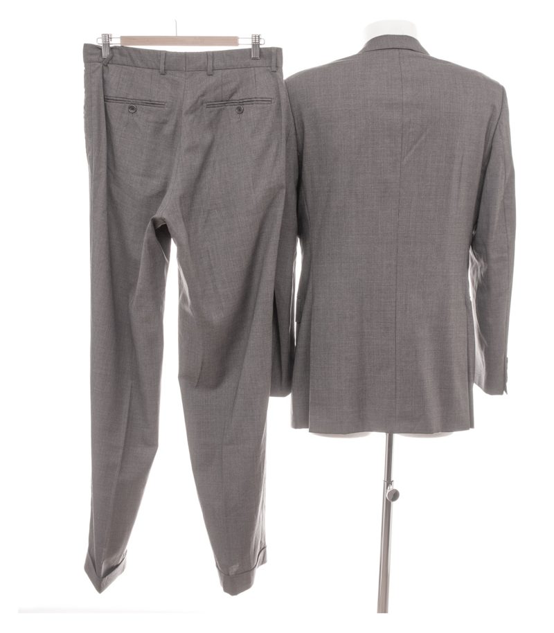 Hugo Boss Herren Anzug Gr. 94 Da Vinci Grau 2-Teiler Wolle Super 100 – Foto 2