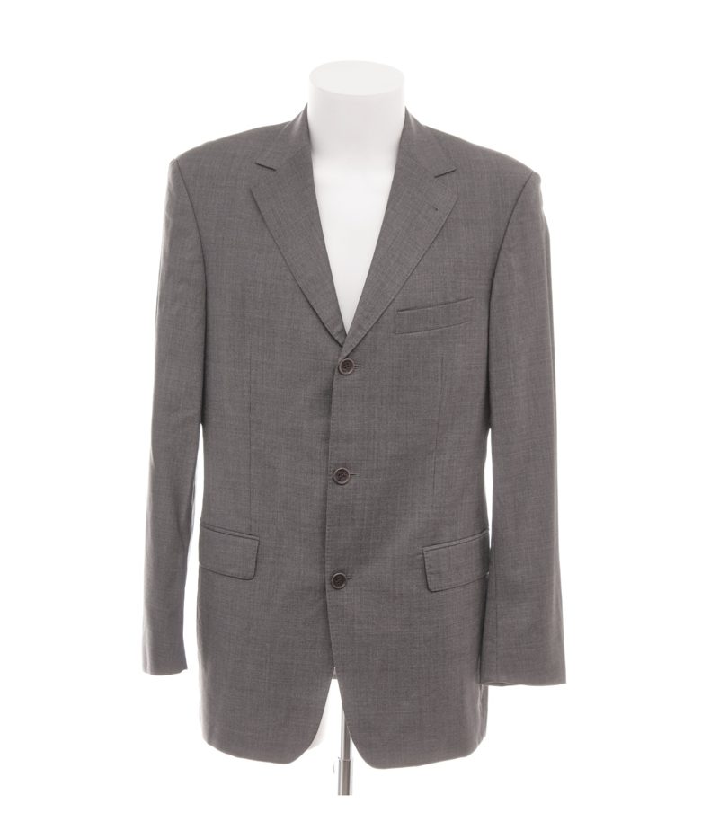 Hugo Boss Herren Anzug Gr. 94 Da Vinci Grau 2-Teiler Wolle Super 100 – Foto 3