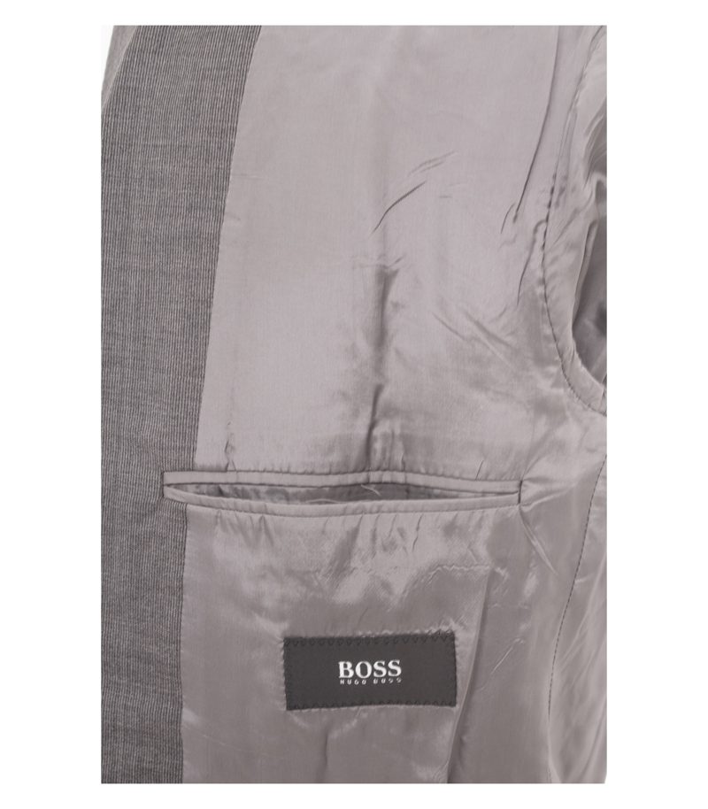 Hugo Boss Herren Anzug Gr. 94 Da Vinci Grau 2-Teiler Wolle Super 100 – Foto 9