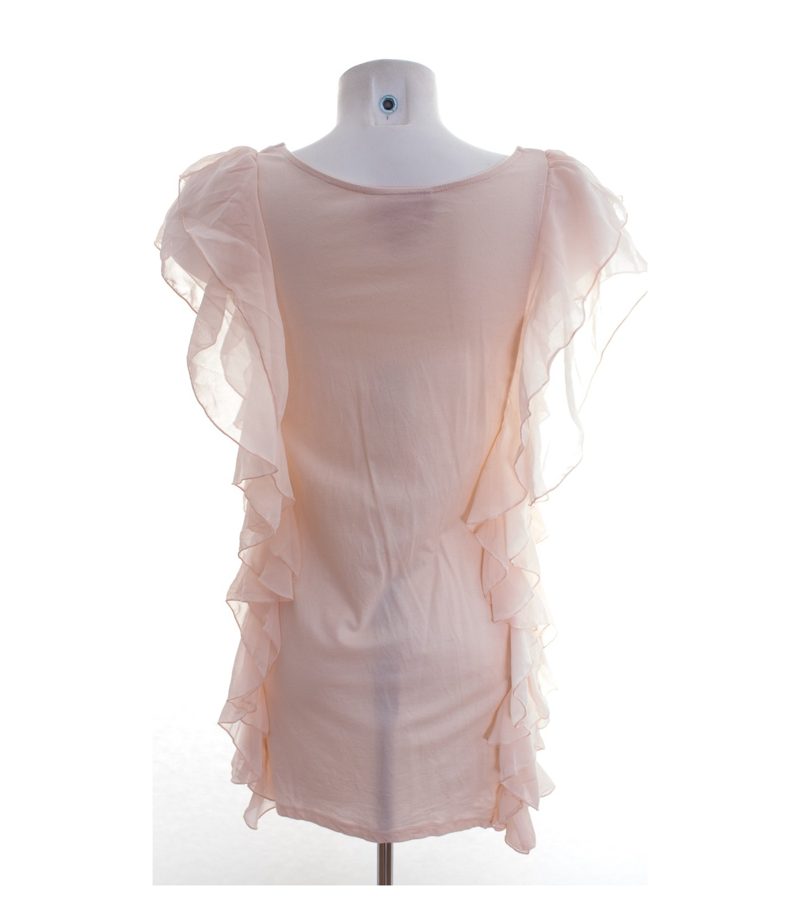 H&M Damen Garden Collection Kleid Sommerkleid Gr. XS Cremerosa – Foto 3