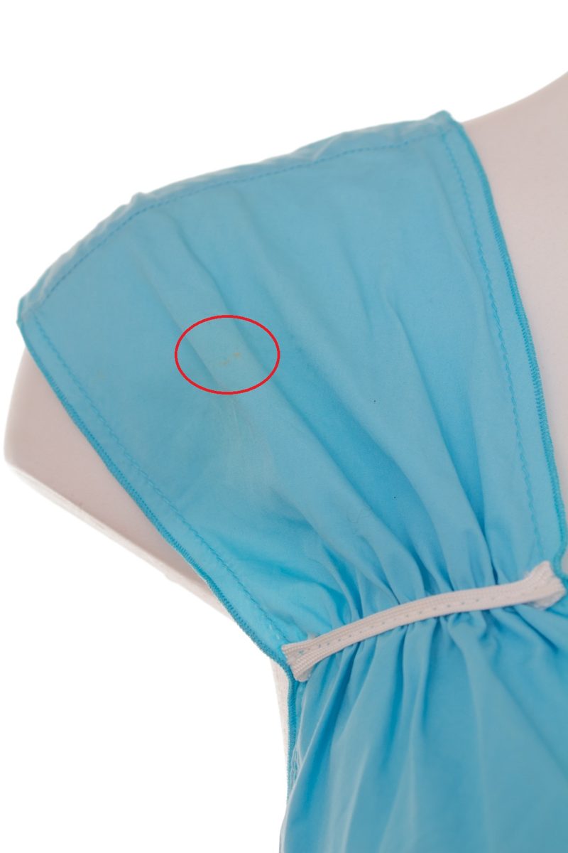 Jil Sander Damen Kleid Gr. 40 Blau Baumwolle – Foto 5