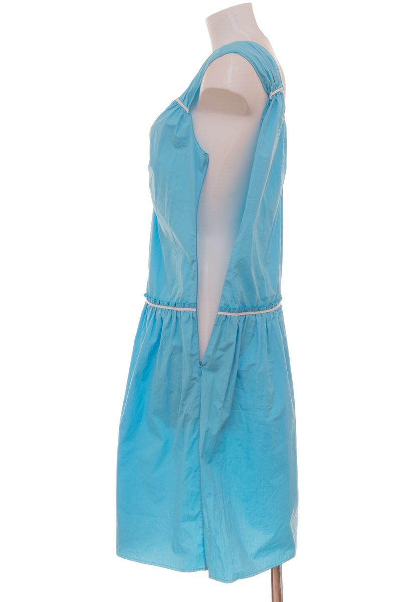 Jil Sander Damen Kleid Gr. 40 Blau Baumwolle – Foto 6