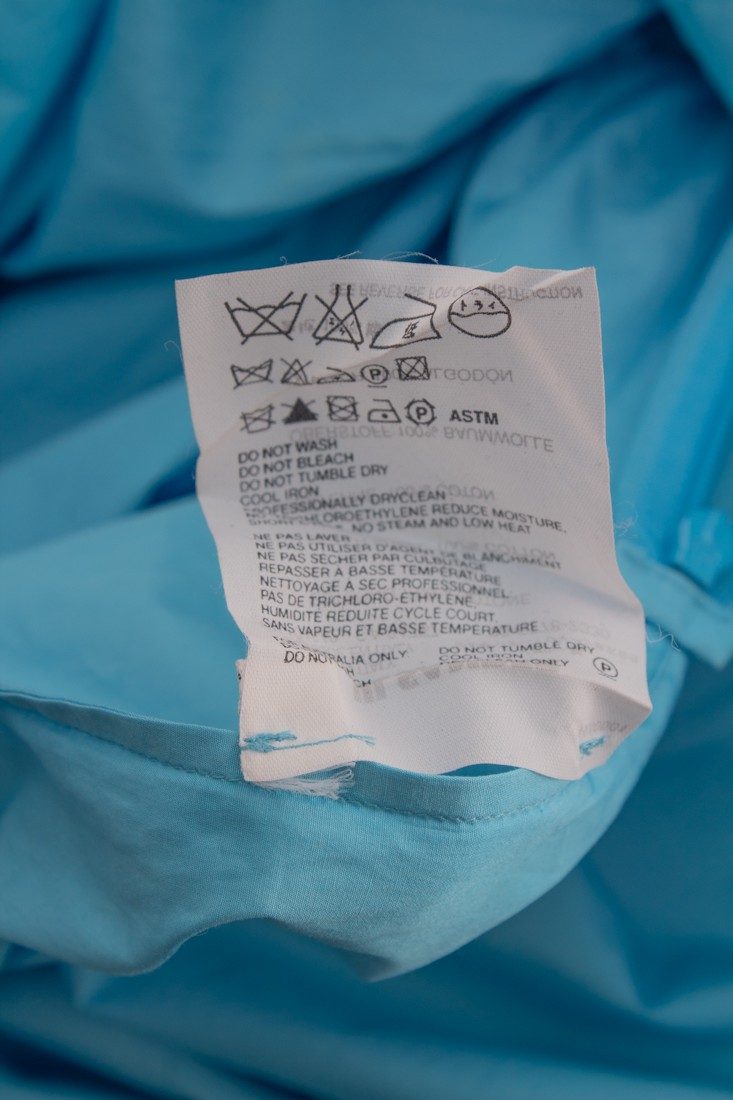Jil Sander Damen Kleid Gr. 40 Blau Baumwolle – Foto 9