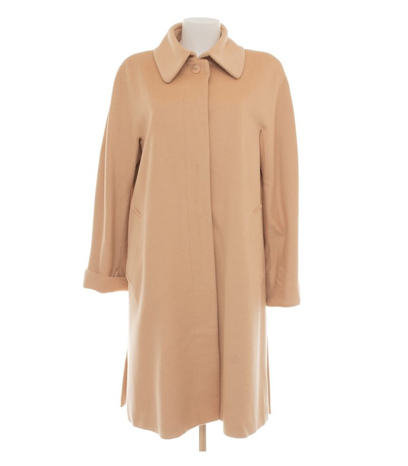 Yell Damen Mantel Gr. 38 (IT 44) Beige Wollmix – Foto 1