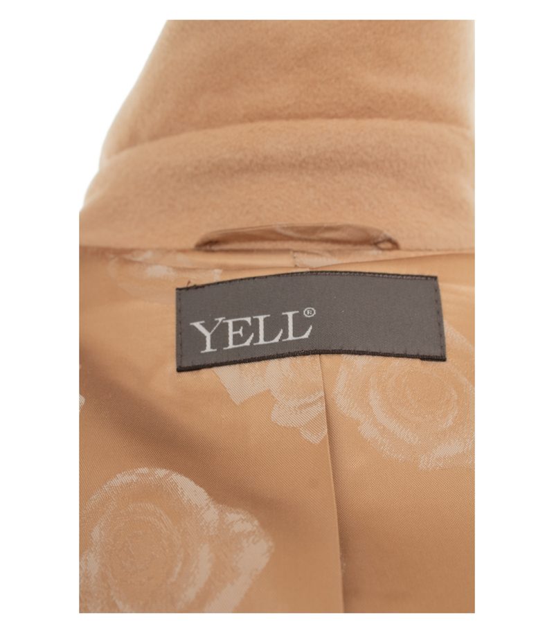 Yell Damen Mantel Gr. 38 (IT 44) Beige Wollmix – Foto 8