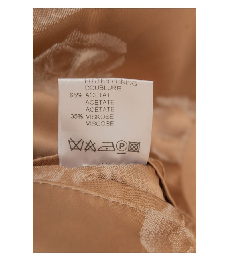 Yell Damen Mantel Gr. 38 (IT 44) Beige Wollmix – Foto 12