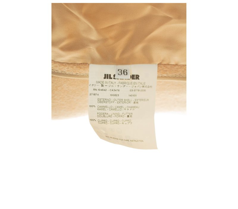 Jil Sander Damen Mantel Gr. 36 Braun Kamelhaar – Foto 6