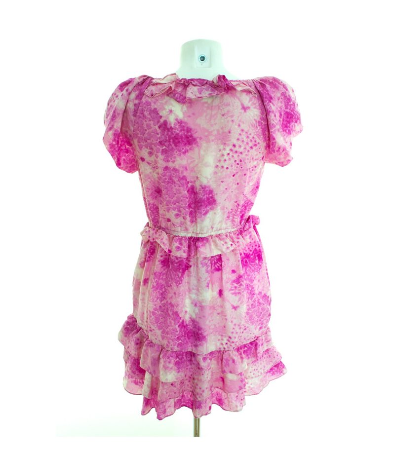JUICY COUTURE Damen Kleid Sommerkleid Gr. 4 DE 34 Mehrfarbig Seide – Foto 3