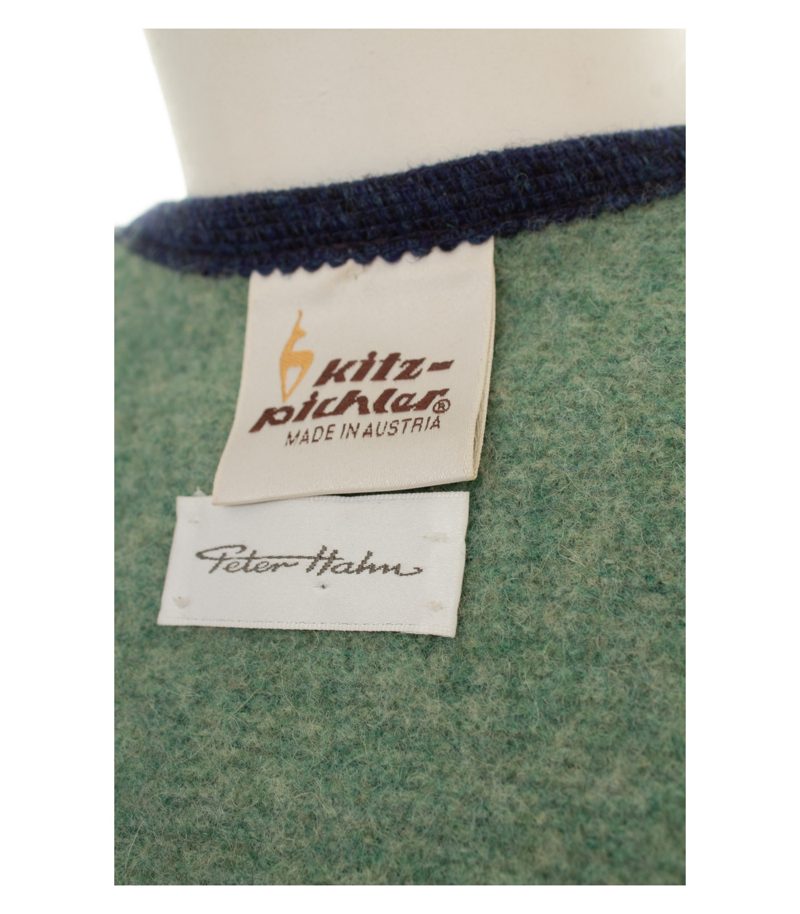 Kitz-Pichler Damen Jacke Gr. 42 Grün Janker Wolle Bestickt – Foto 11