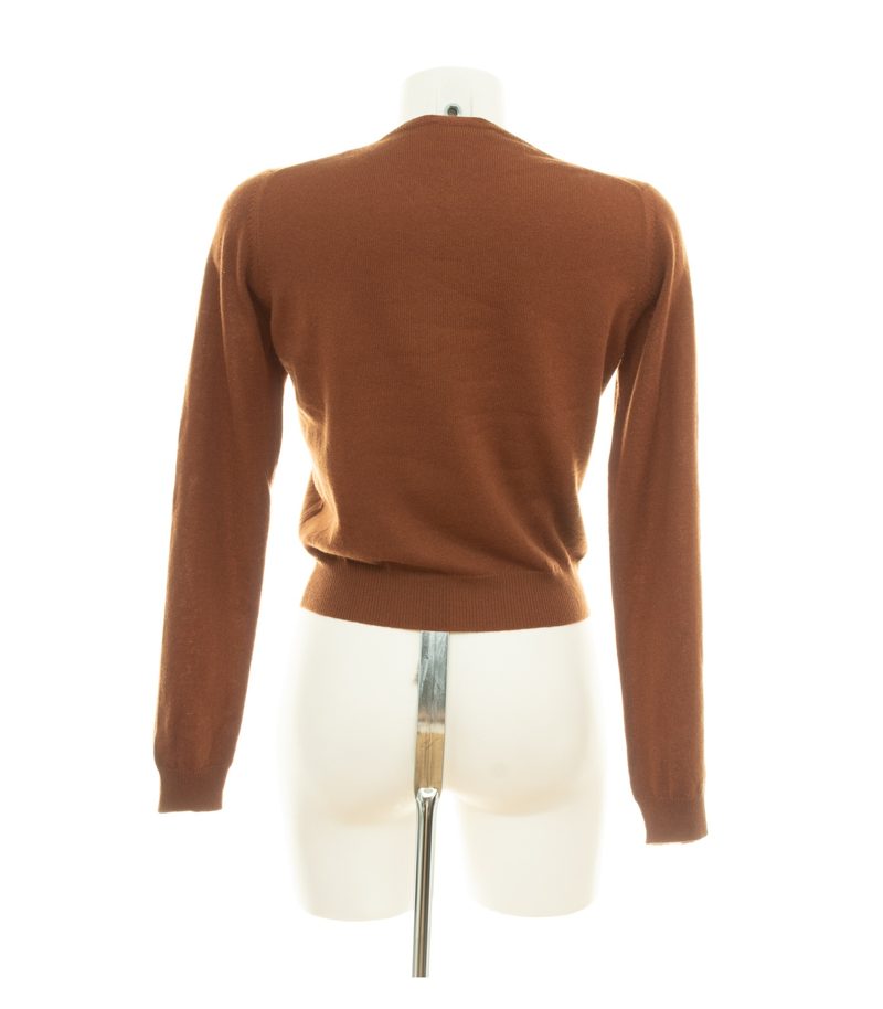 Jil Sander Damen Pullover Gr. 36 Braun Kaschmir – Foto 3