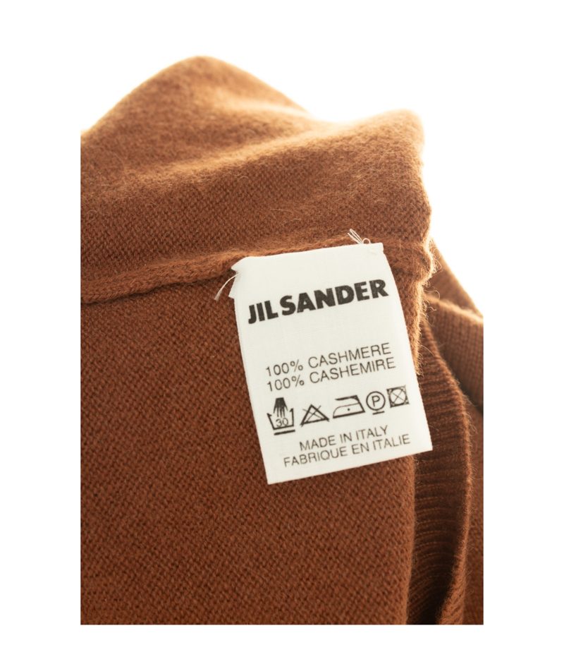 Jil Sander Damen Pullover Gr. 36 Braun Kaschmir – Foto 6