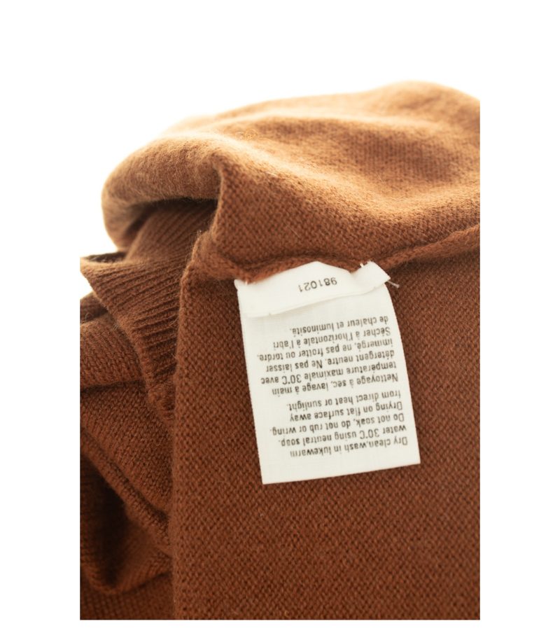 Jil Sander Damen Pullover Gr. 36 Braun Kaschmir – Foto 7