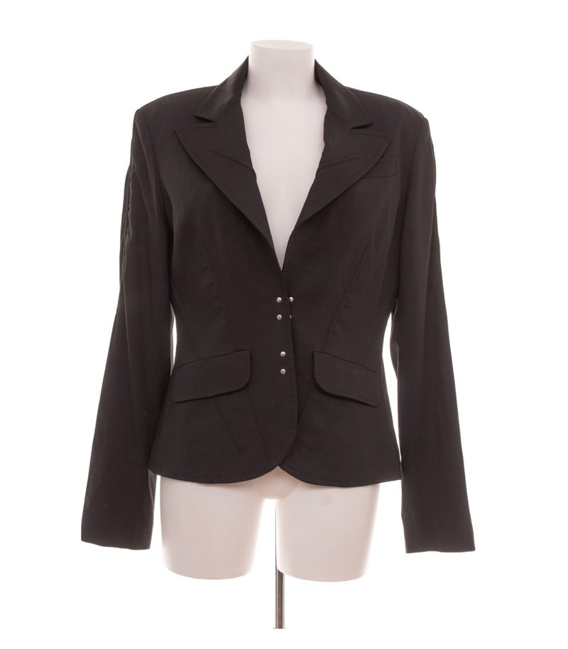 J'S exte Damen Blazer Gr. 44 (IT 50) Schwarz Wollmix – Foto 1