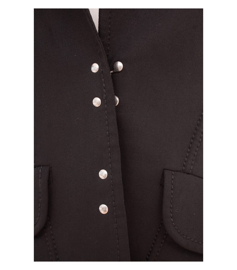 J'S exte Damen Blazer Gr. 44 (IT 50) Schwarz Wollmix – Foto 5