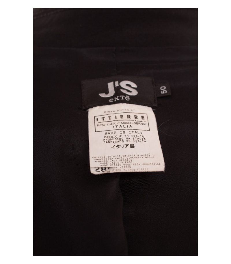 J'S exte Damen Blazer Gr. 44 (IT 50) Schwarz Wollmix – Foto 8
