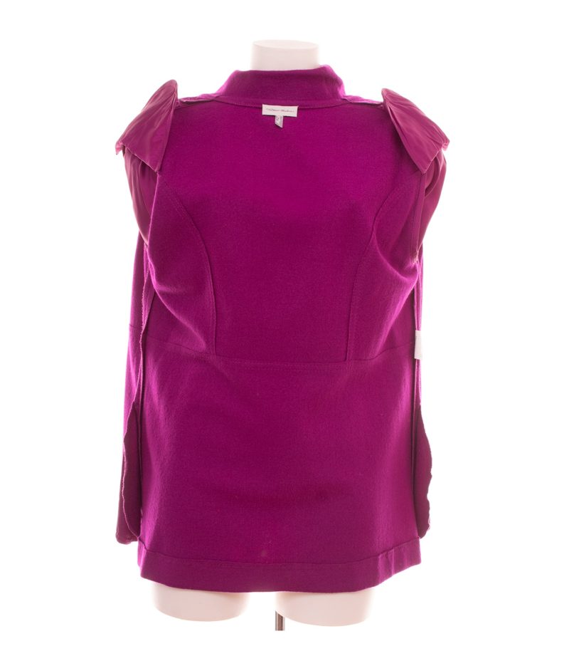 Peter Hahn Damen Blazer Gr. 42 Violett Wolle – Foto 6