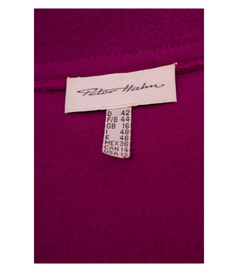 Peter Hahn Damen Blazer Gr. 42 Violett Wolle – Foto 7