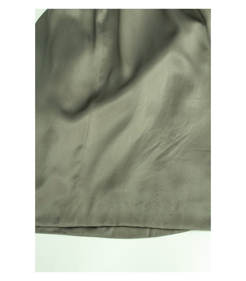 BOSS Damen Kleid Gr. 36 Dinola Moosgrau Seide – Foto 11