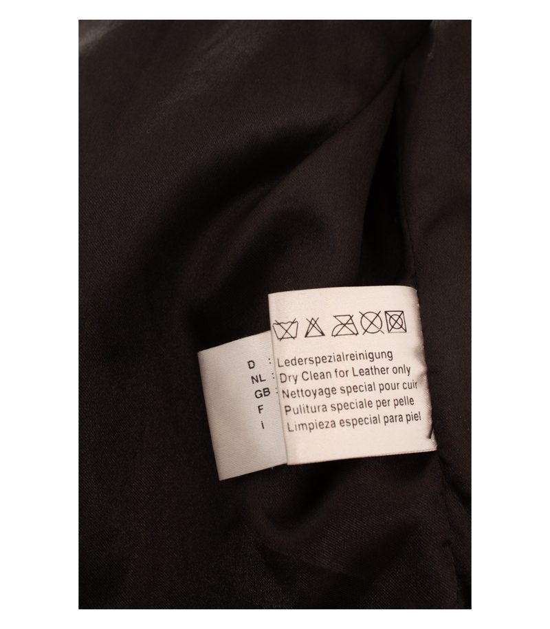 Helline Damen Jacke Gr. 34 Schwarz Leder – Foto 7