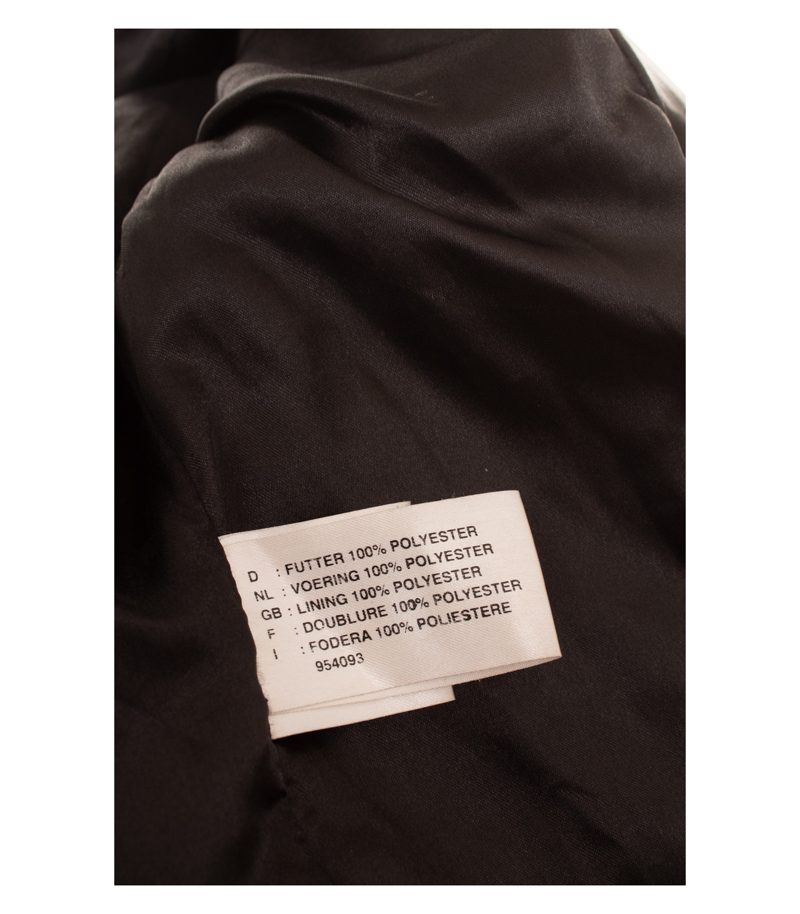 Helline Damen Jacke Gr. 34 Schwarz Leder – Foto 8