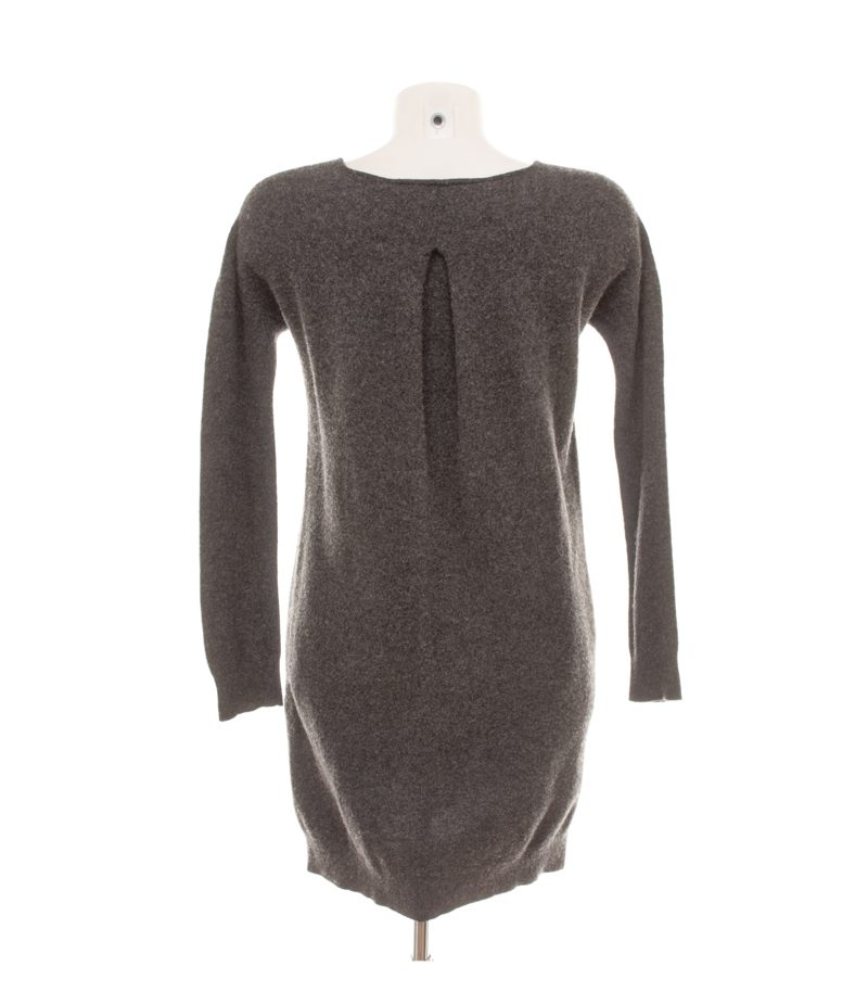 Marc O'Polo Damen Kleid Gr. 36 Grau Wolle Strickkleid – Foto 3