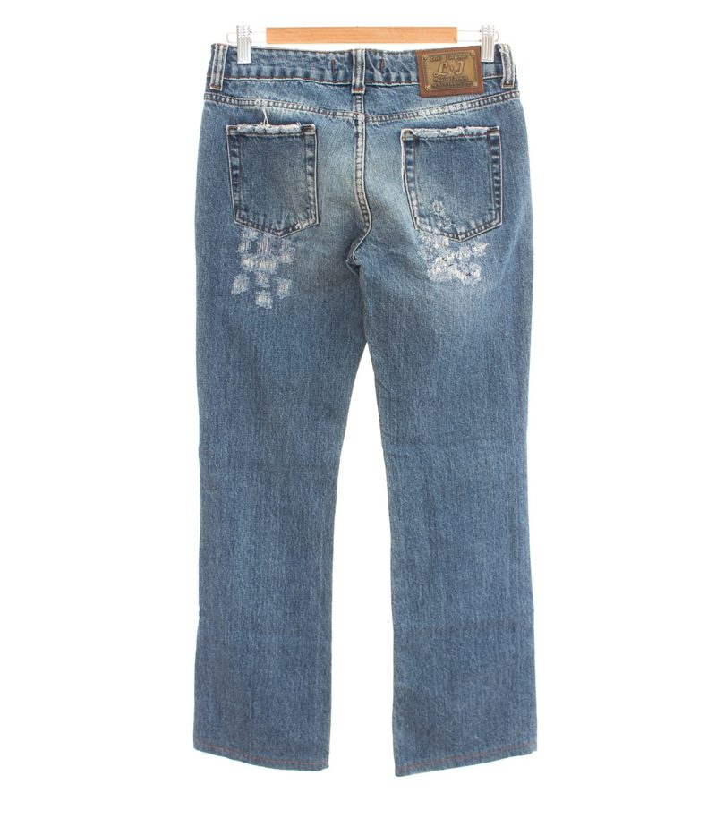 L.J Damen Jeans Gr. W28 Blau Denim Baumwolle – Foto 4