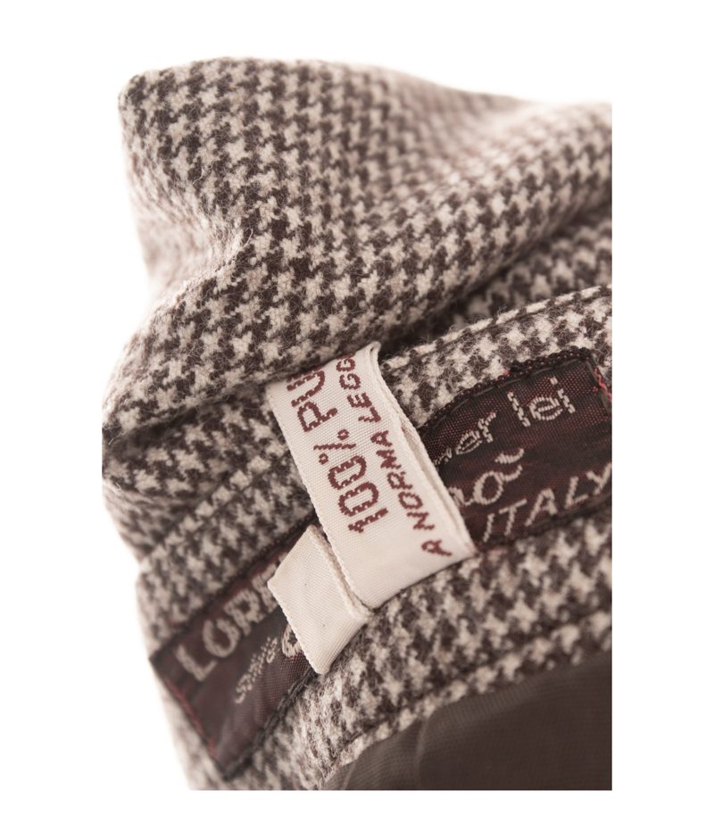 Lorenzini Damen Rock Gr. 36 (III) Braun/Beige Wolle Hahnentritt – Foto 6