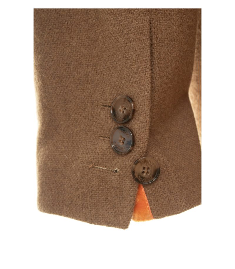 NVSCO 2107 Damen Mantel Gr. 46 Braun Einreiher Wolle – Foto 5
