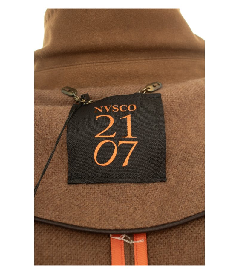 NVSCO 2107 Damen Mantel Gr. 46 Braun Einreiher Wolle – Foto 7