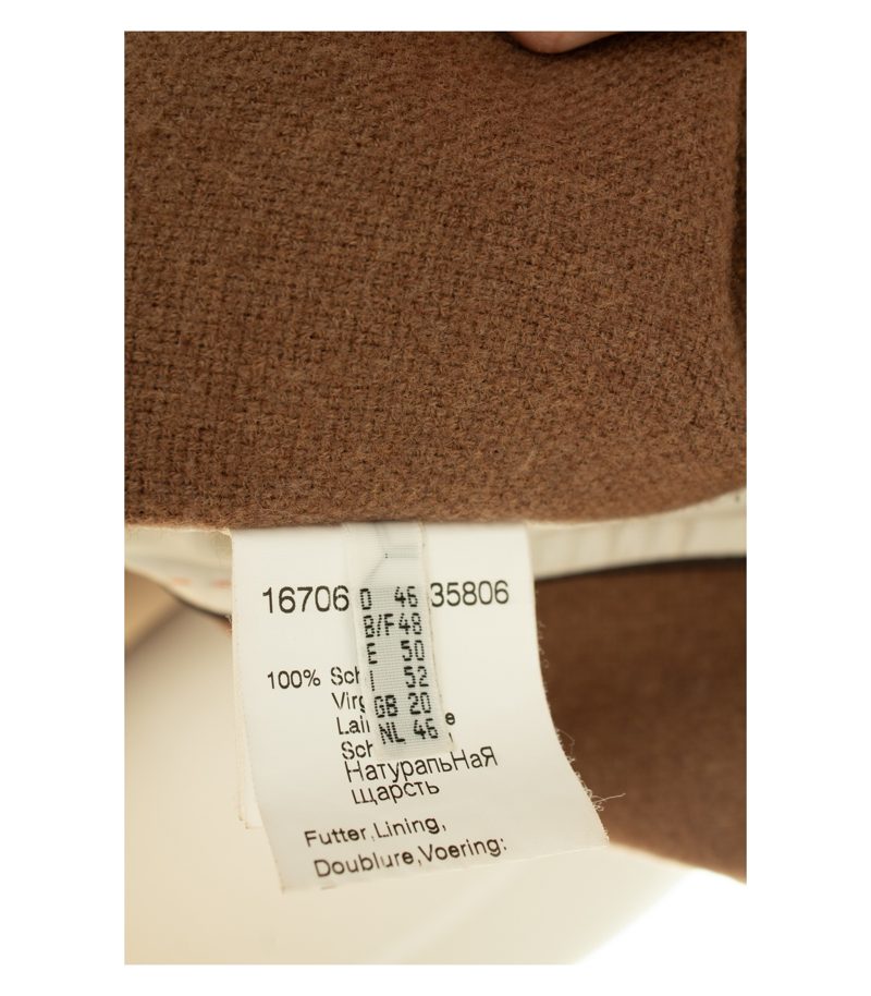 NVSCO 2107 Damen Mantel Gr. 46 Braun Einreiher Wolle – Foto 8
