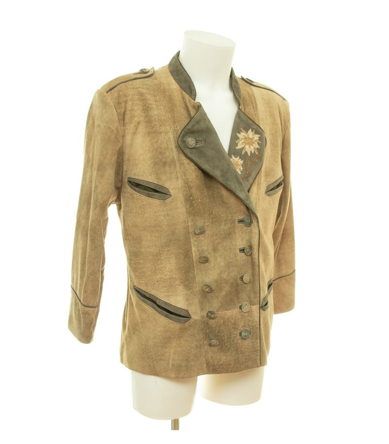 Meindl Herren Jacke Gr. 48 Braun Trachten-Stil Leder – Foto 4