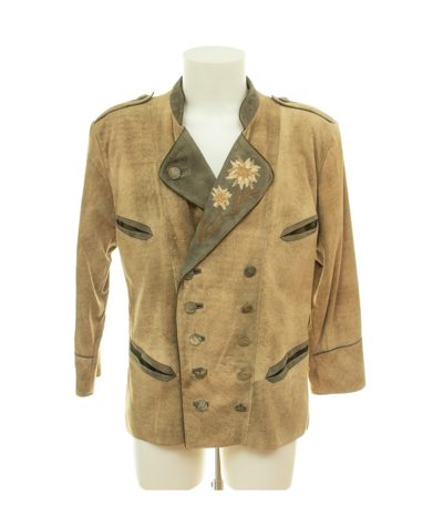Meindl Herren Jacke Gr. 48 Braun Trachten-Stil Leder