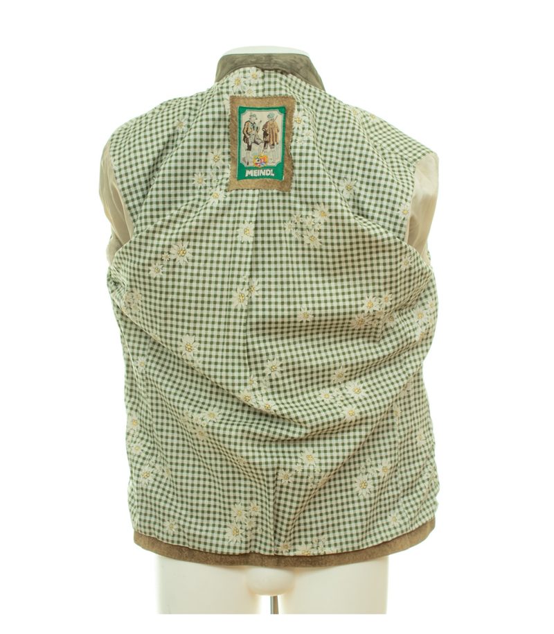 Meindl Herren Jacke Gr. 48 Braun Trachten-Stil Leder – Foto 6