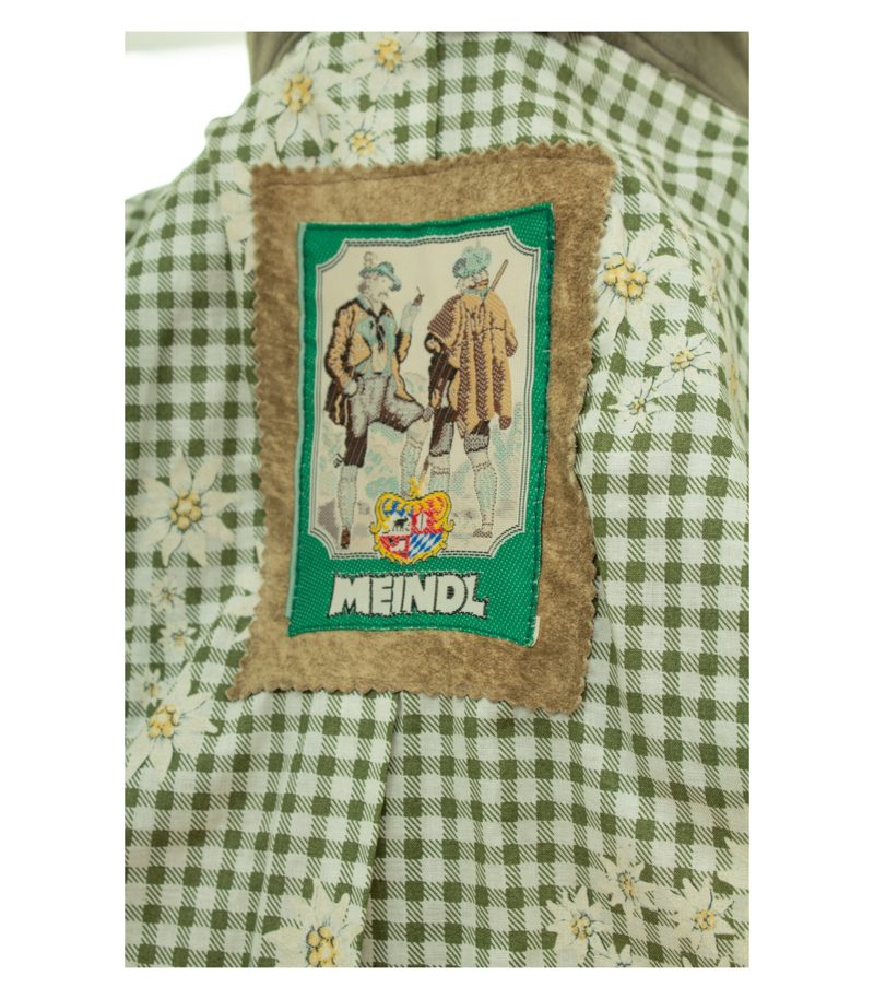 Meindl Herren Jacke Gr. 48 Braun Trachten-Stil Leder – Foto 7