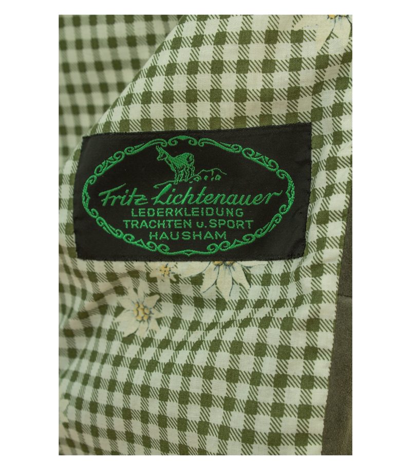 Meindl Herren Jacke Gr. 48 Braun Trachten-Stil Leder – Foto 8