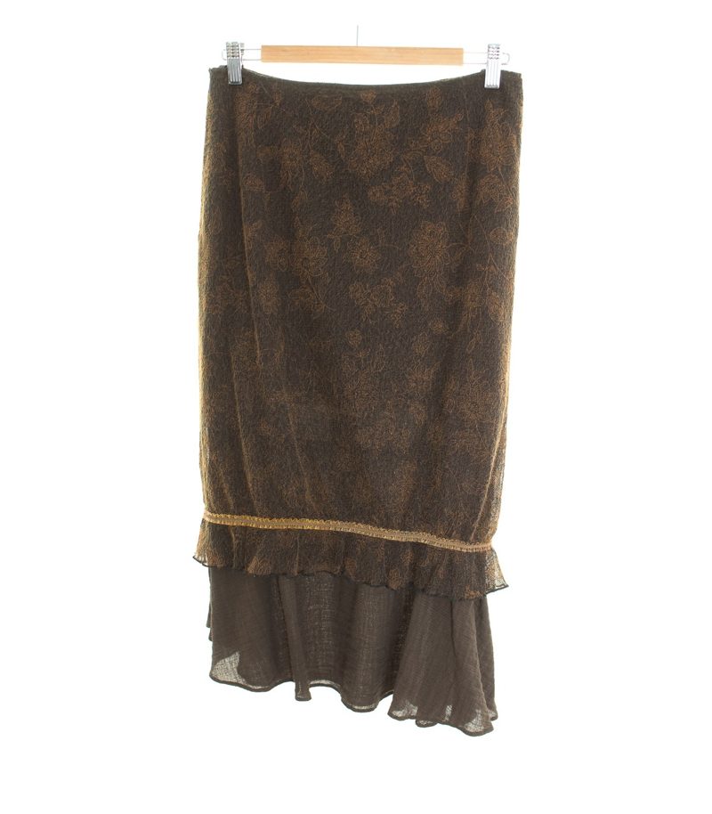 FOX'S Damen Rock Gr. DE 38 Braun Oliv – Foto 2