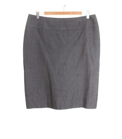 LAUREL Damen Rock Bleistiftrock Gr. DE 40 Grau