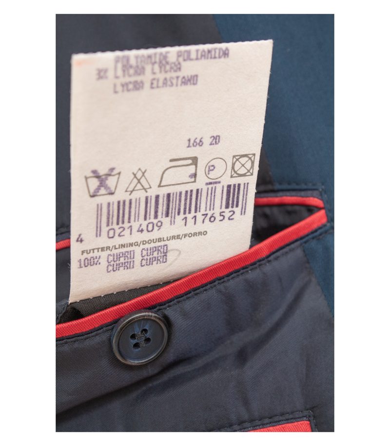 HUGO BOSS Herren Anzug Gr. 54 ABSE/HAGO Blau 2-Teiler Wollmix – Foto 7