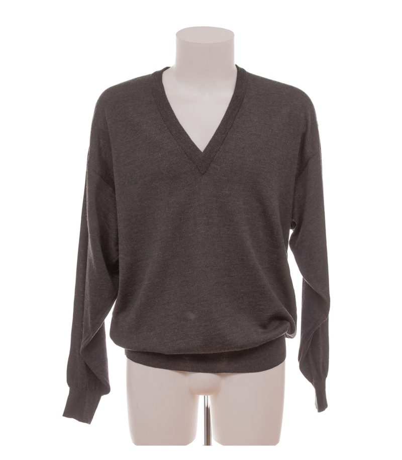 Yorn Herren Pullover Gr. L Grau Strickpullover Wolle – Foto 1