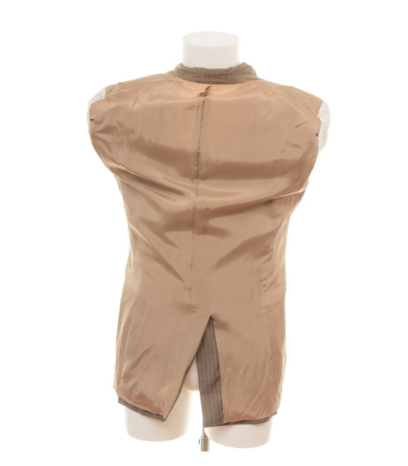 Hugo Boss Herren Sakko Gr. 94 Parma Braun Einreiher Wolle Gestreift – Foto 5