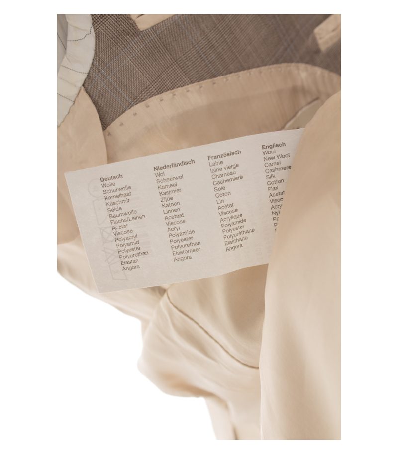Sartoria Herren Sakko Gr. 52 Ludwig AMF H-Pina Braun Einreiher Wolle Kariert – Foto 10